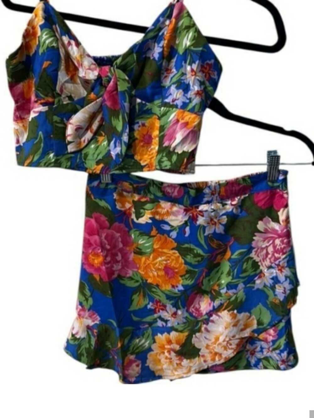 Tropical 2-Piece Set (Cropped tank and skort)